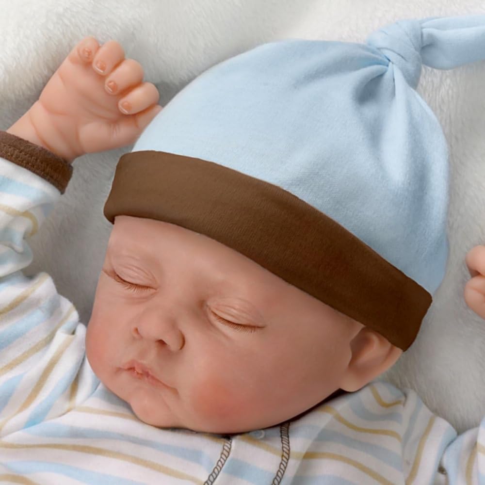 Sweet Dreams Danny - Realistic Weighted Baby Boy Doll for Newborn Care Practice, Parenting Training, and Nursery Decor | Lifelike Cuddle Companion for Kids & Adults