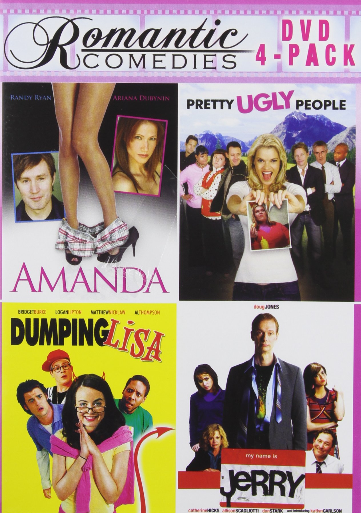 Best Romantic Comedy DVD Collection - 4-Pack Classic Love Story Movies for Date Night & Girls' Night In