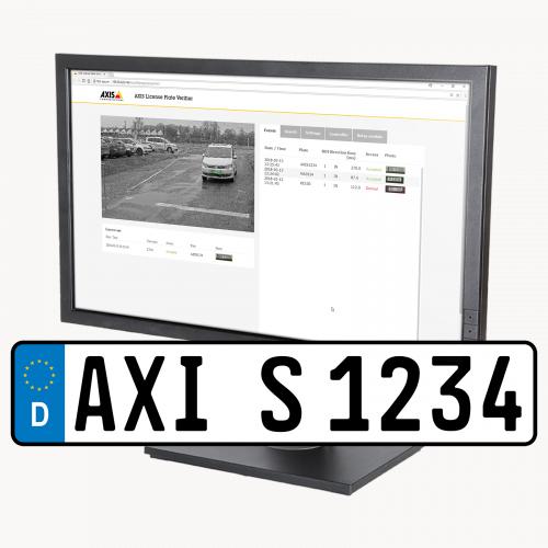 Axis Communications License Plate Recognition (LPR) Software - Advanced Vehicle Identification for Parking Management & Security Systems