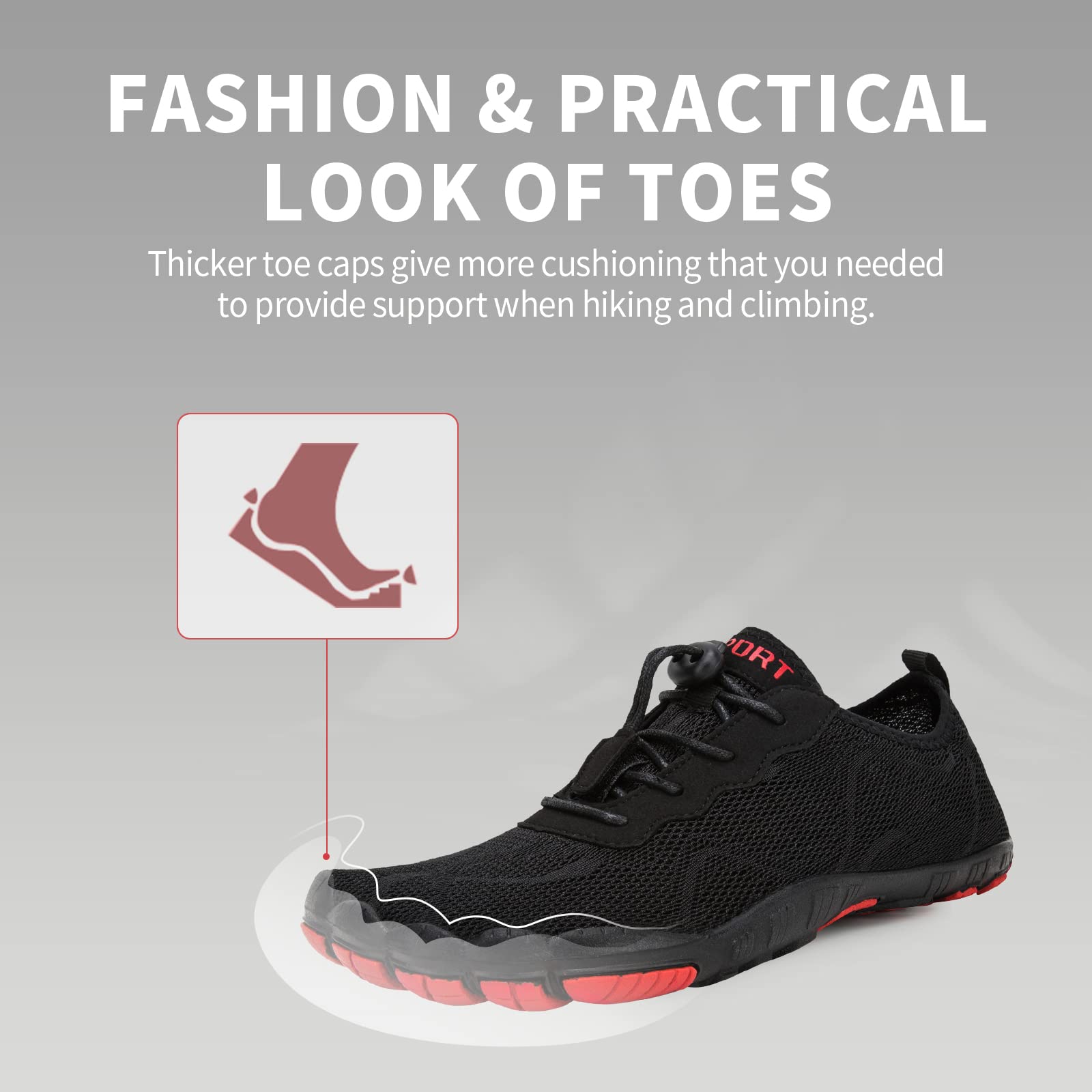 Barefoot Shoes for Men & Women - Lightweight Water Shoes for Beach, Swimming, Hiking, Walking & Trekking | Perfect for Outdoor Adventures & Water Activities