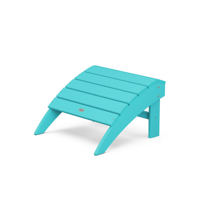 POLYWOOD Vineyard Adirondack Ottoman - Outdoor Patio Furniture, Weather-Resistant, Durable Plastic Wood - Perfect for Garden, Poolside & Backyard Relaxation