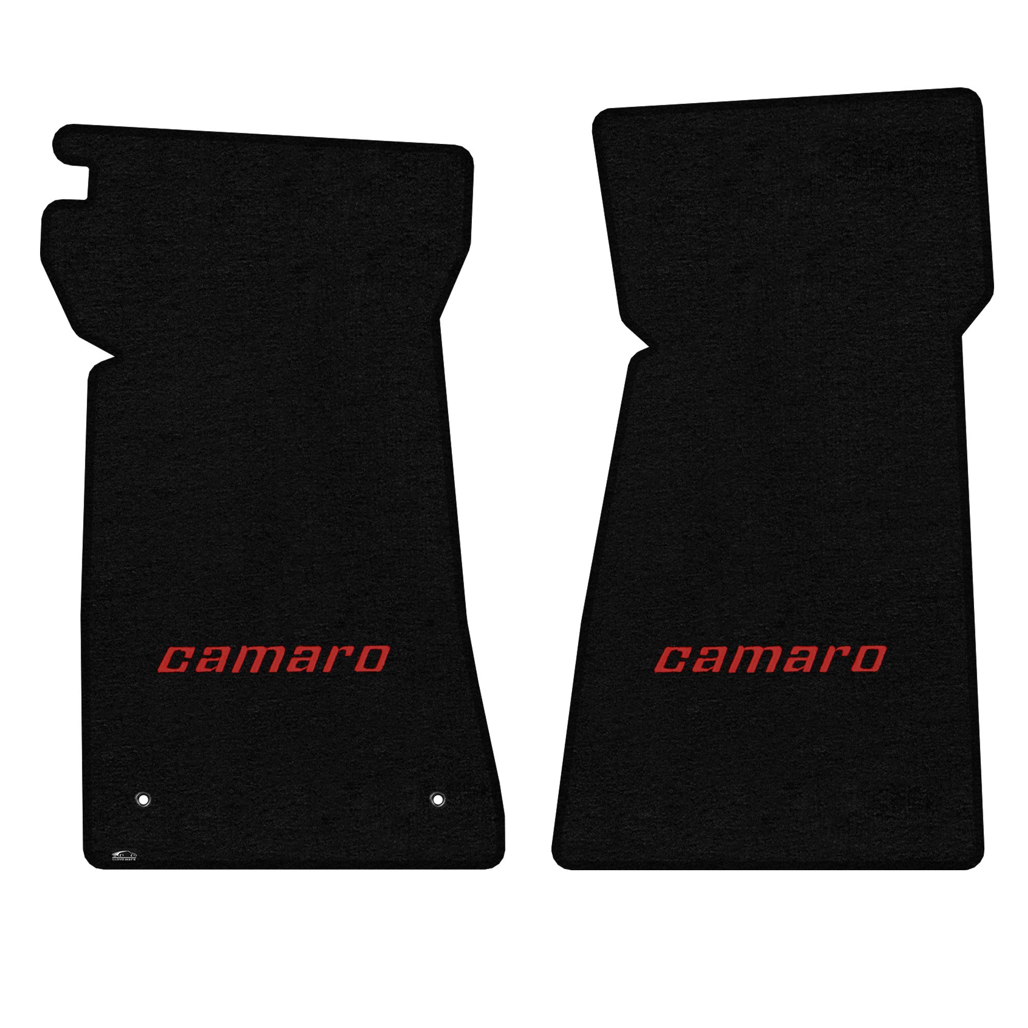 Premium Custom-Fit Carpet Floor Mats for Chevy Camaro 1978-1981 - 2-Piece Front Set with Red Camaro Logo & Black Carpet | Luxury Car Accessories for Enhanced Interior Protection & Style | Perfect for Daily Commutes, Road Trips & Car Shows