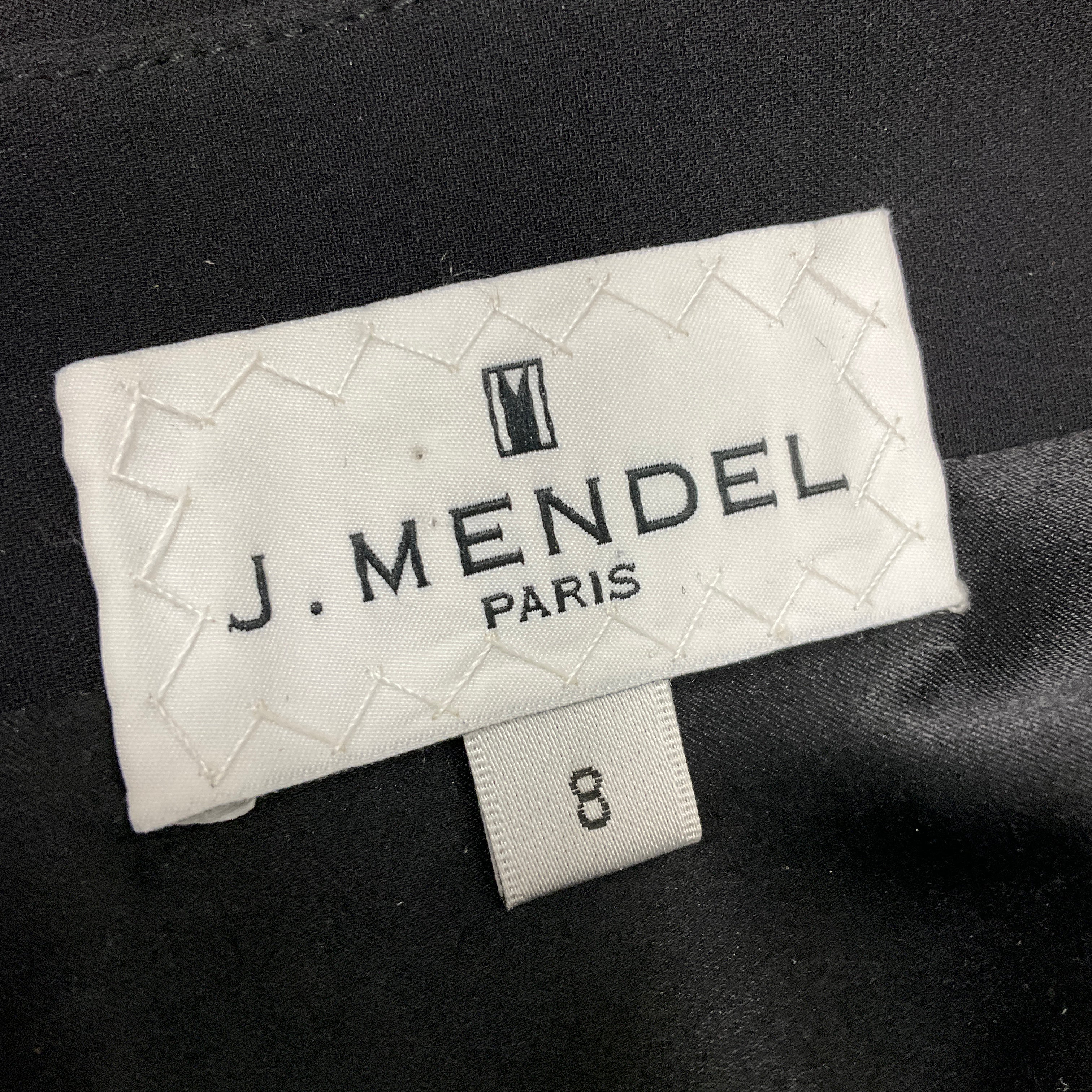 J. Mendel Black & White Fishnet Detail Gown - Elegant Formal Evening Dress for Prom, Gala & Special Occasions