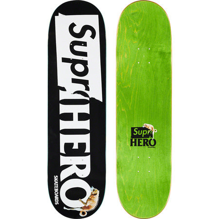 Supreme Antihero Dog Skateboard - Black Skateboard Deck for Dogs - Perfect for Skateboarding, Training & Outdoor Fun with Your Pet
