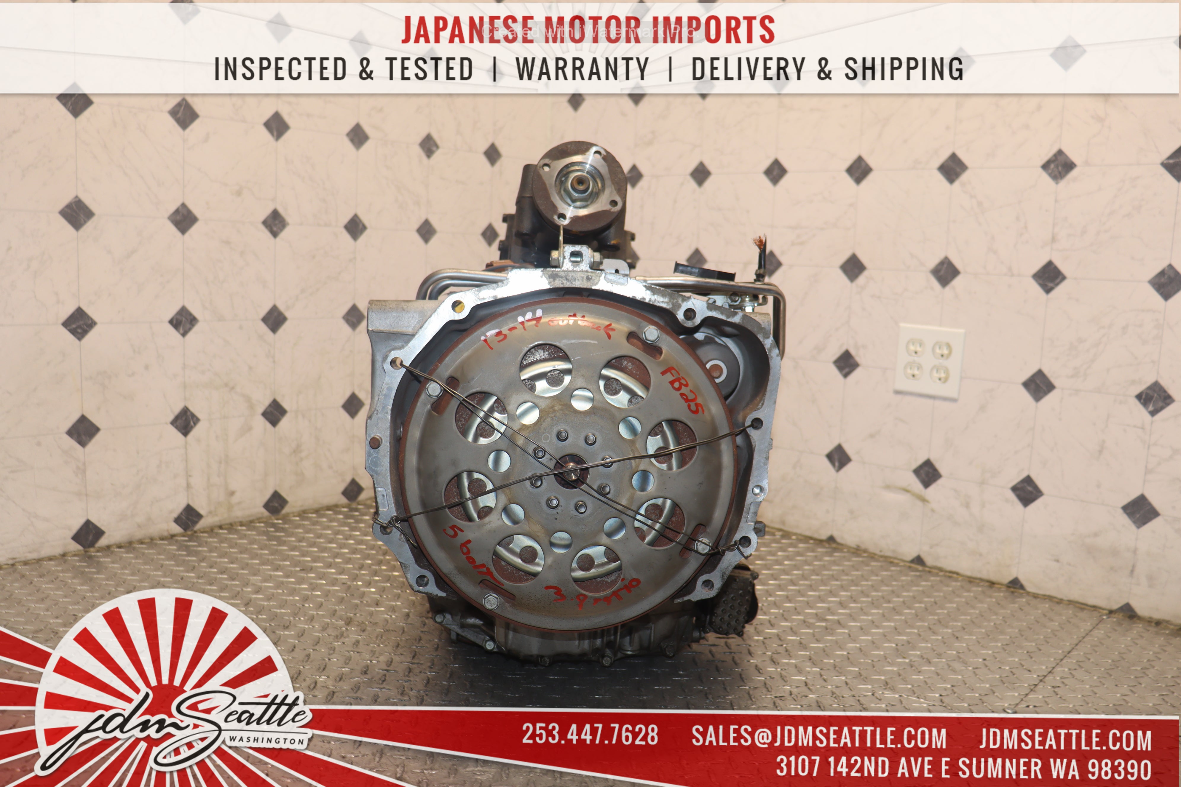 JDM FB25 2013-2014 Subaru Outback 2.5L Automatic AWD CVT Transmission with Differential - Perfect for Off-Roading & Performance Upgrades