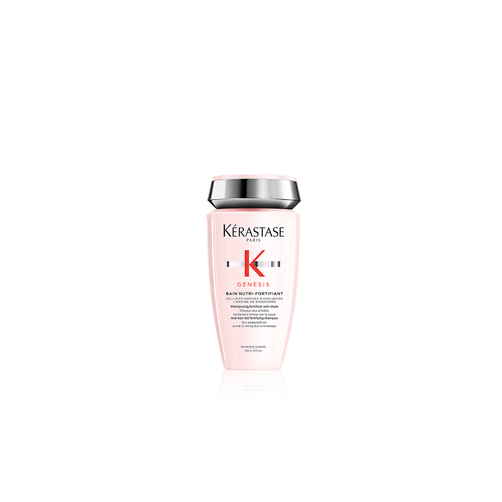 Kerastase Genesis Anti Hair Fall Fortifying Shampoo for Women & Men - 250ml Hair Loss Treatment for Thinning Hair - Strengthens & Repairs Damaged Hair - Daily Use for Healthy Scalp & Hair Growth