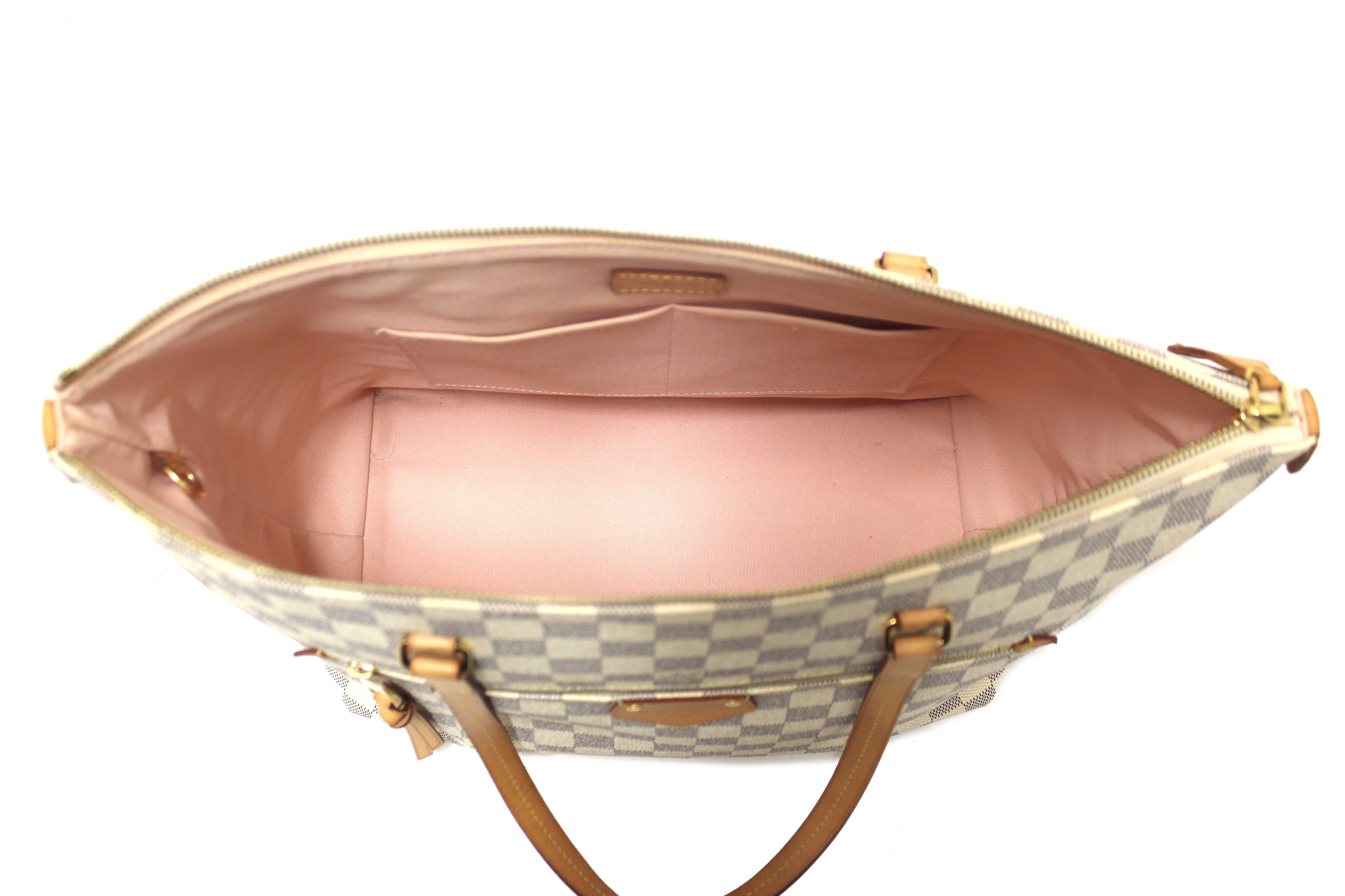 Authentic Louis Vuitton Damier Azur Iena PM Tote Shoulder Bag - Luxury Designer Handbag for Women, Perfect for Work, Travel & Everyday Use