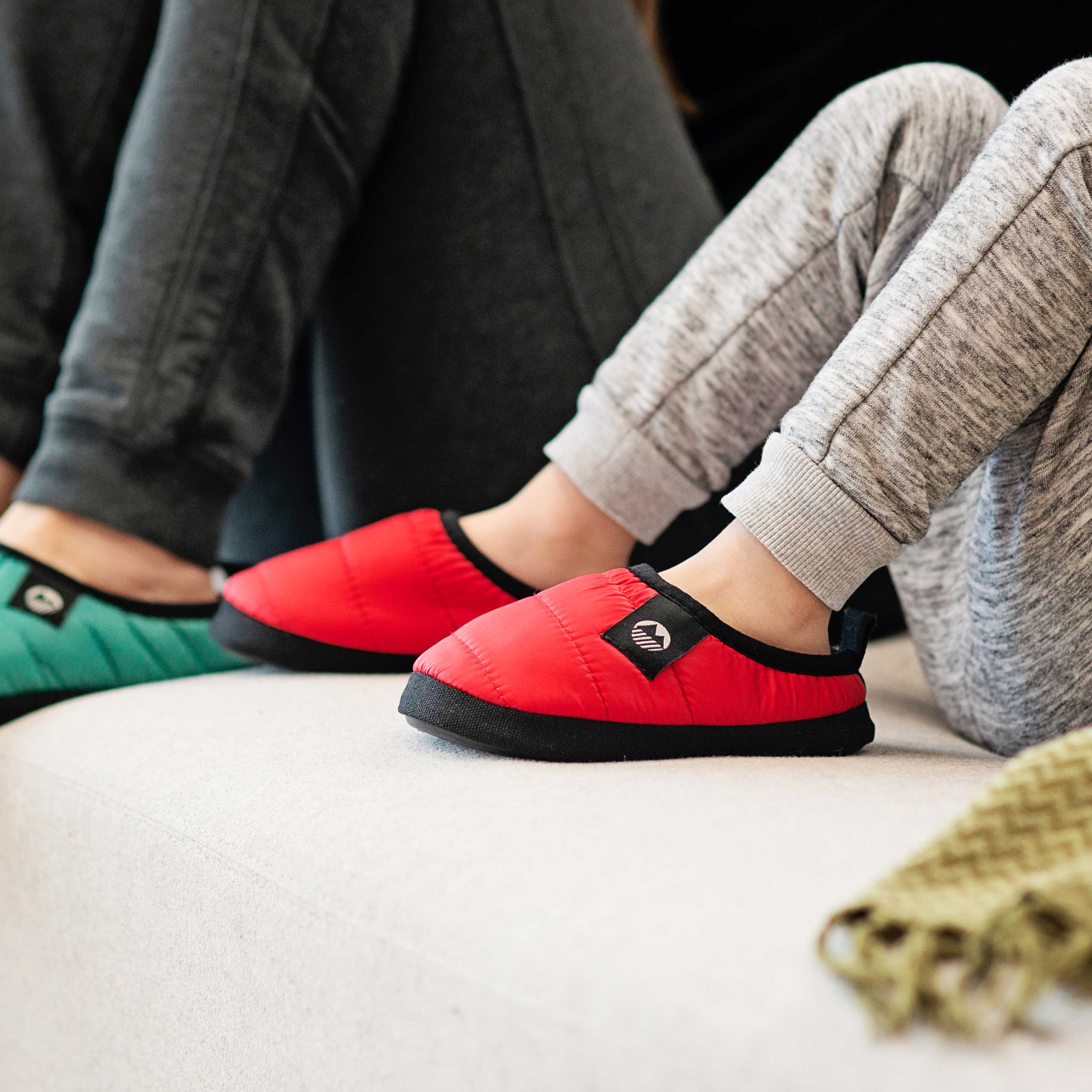 Ultra Warm Kids' Tent Slippers - Cozy Indoor/Outdoor Winter House Shoes for Boys & Girls - Perfect for Camping, Sleepovers and Home Comfort