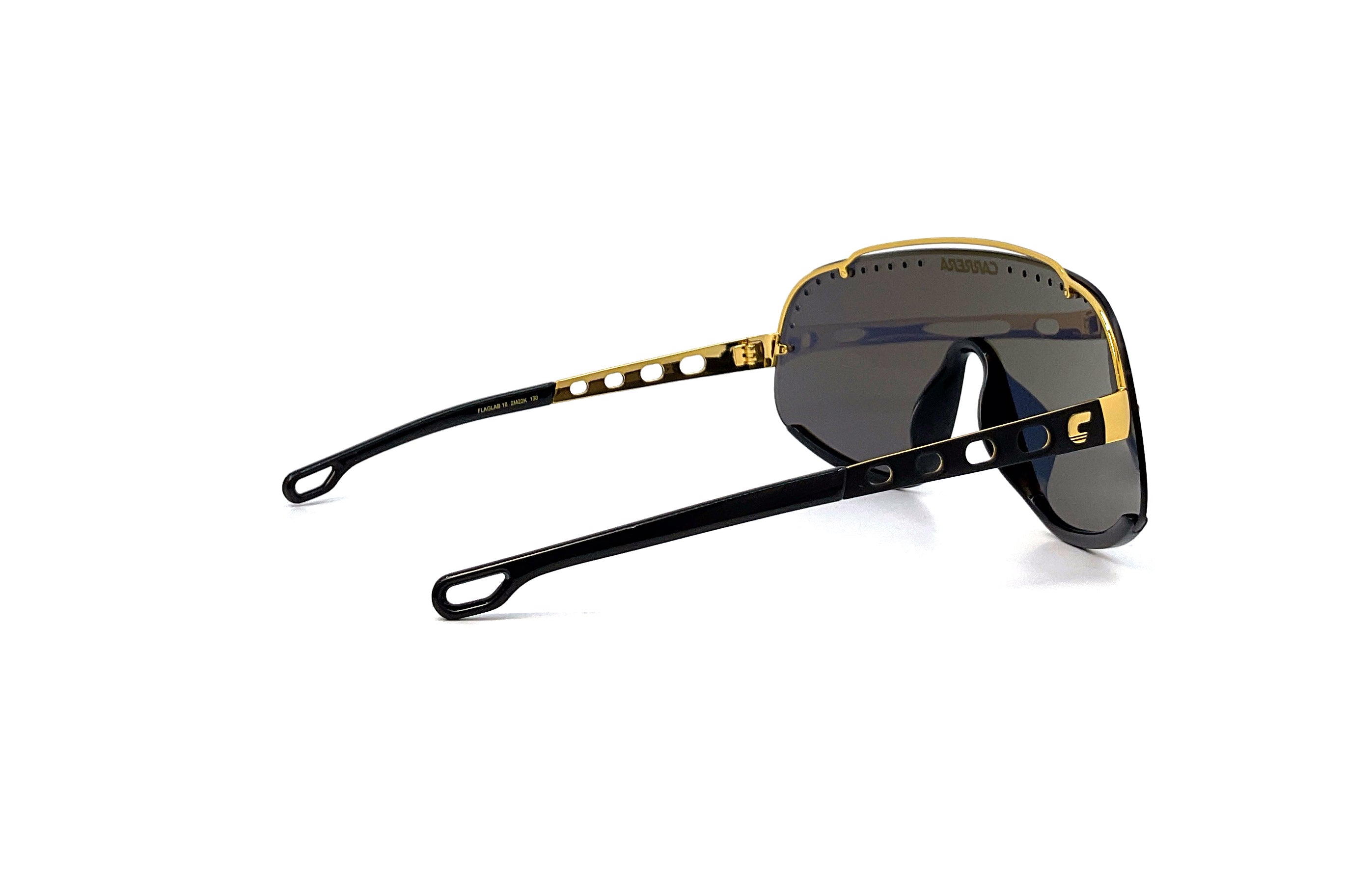 Carrera Flaglab 16 Sunglasses - Black Gold Aviator Style for Men & Women | UV Protection, Polarized Lenses for Driving, Outdoor Sports & Fashion