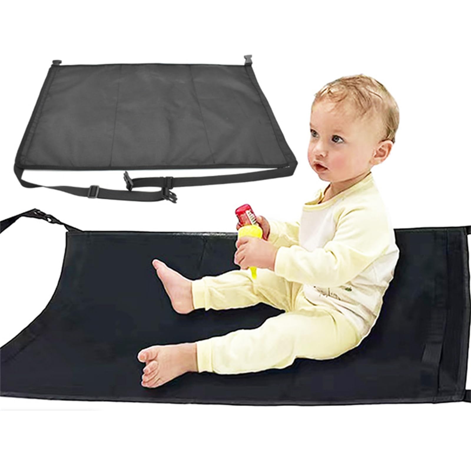 **Toddler Airplane Seat Extender & Kids Travel Hammock – Portable Airplane Bed for Babies & Children | Perfect for Long Flights, Road Trips & Travel Comfort**