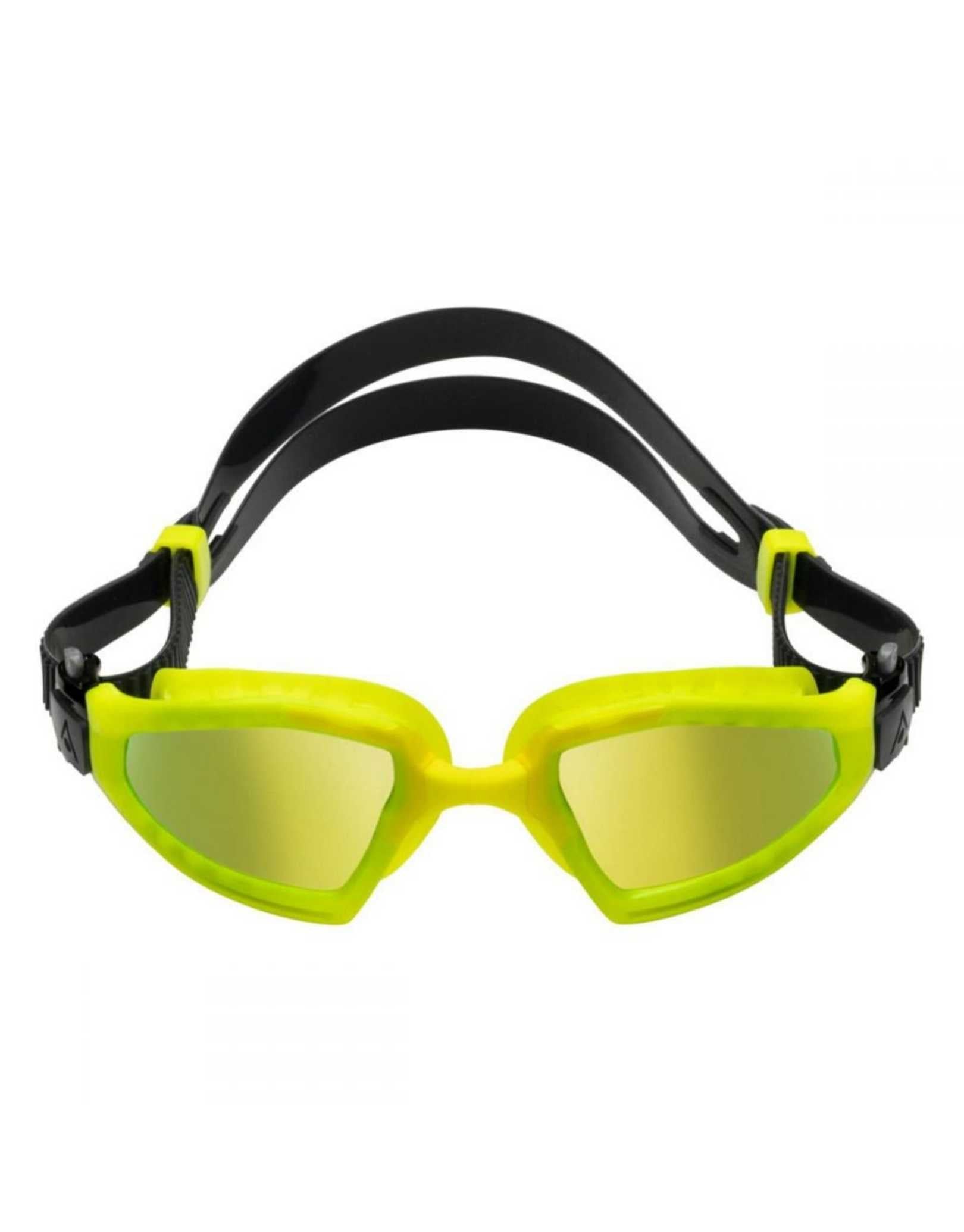 Kayenne Pro Titanium Mirrored Swim Goggles - Anti-Fog UV Protection for Competitive Swimming, Triathlon & Outdoor Water Sports