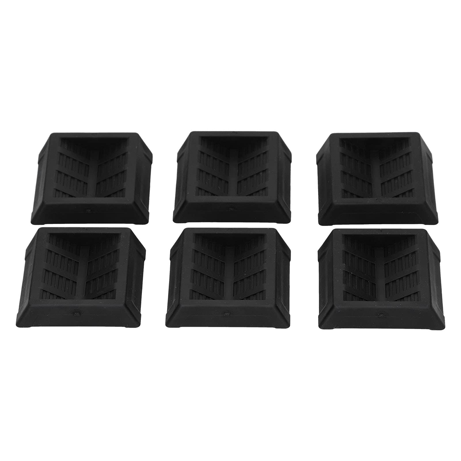 Shanrya 6-Pack Furniture Caster Stoppers - Non-Slip Wheel Cups to Prevent Floor Scratches for Sofa, Bed, Desk & Office Chairs - Perfect for Hardwood Floors & Carpet Protection in Living Room, Bedroom & Workspace