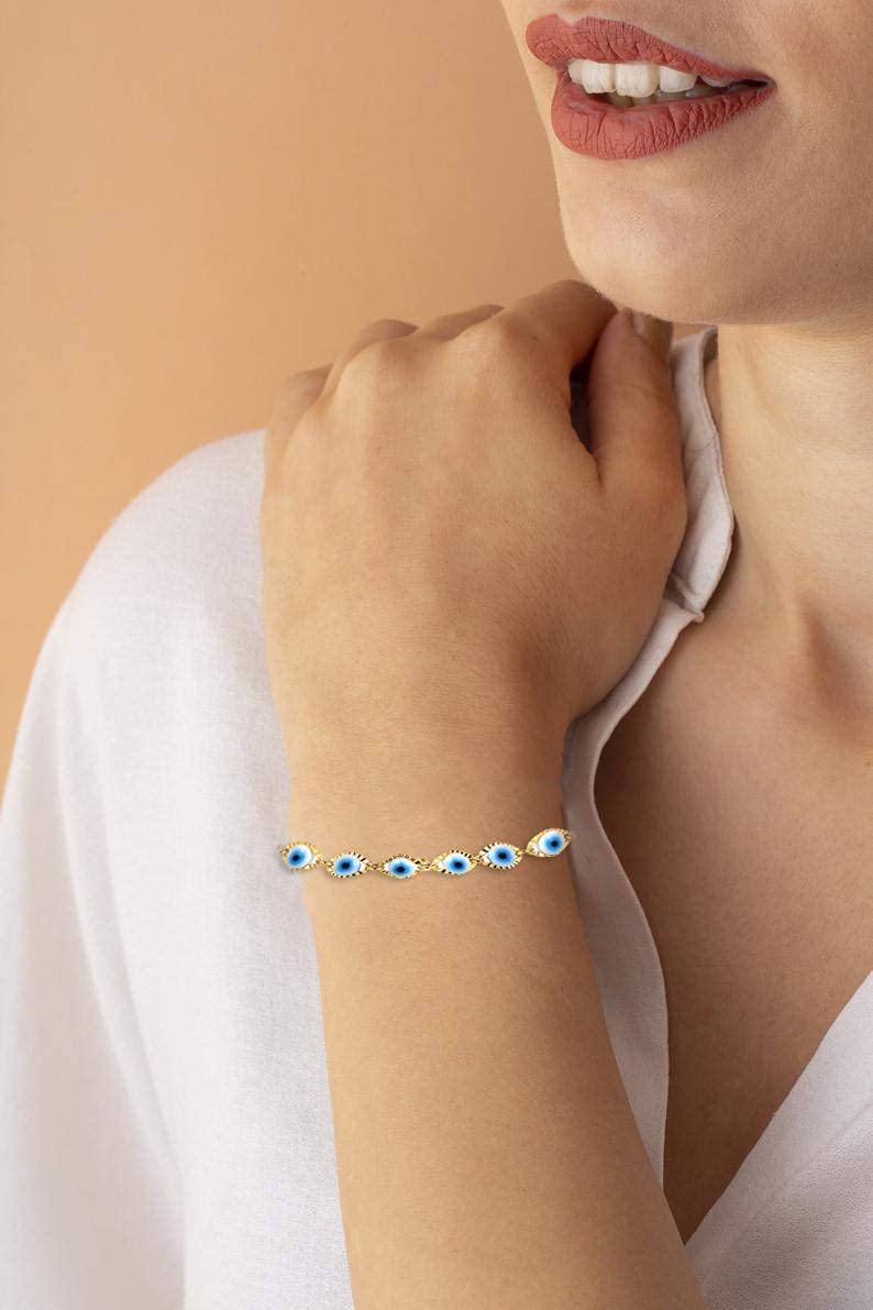 Trendy Gold Link Chain Bracelet for Women - Long Tiantian Hand Chain Slave Bracelet with Ring - Elegant Jewelry Gift for Parties, Dating & Special Occasions