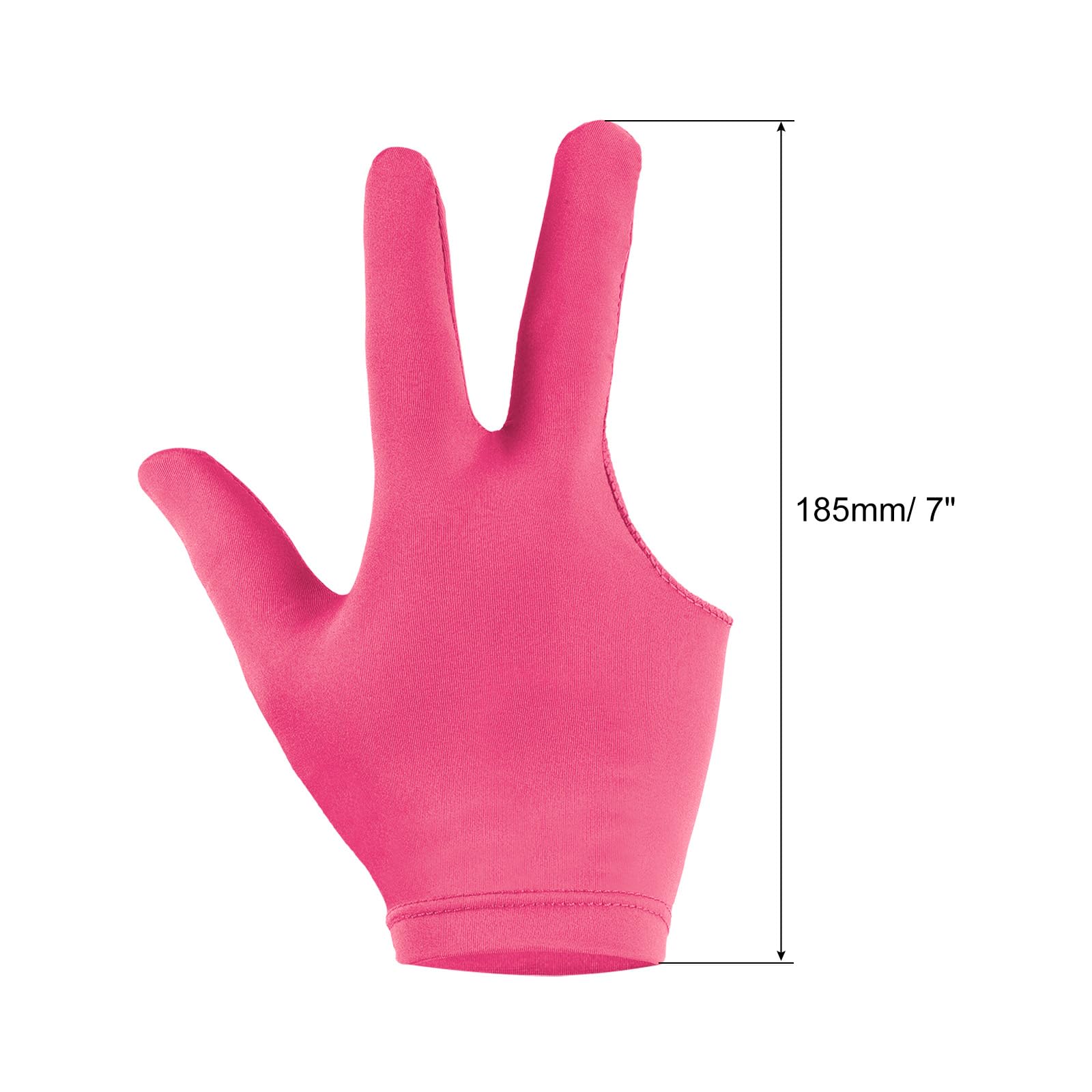 Patikil 3 Fingers Billiard Gloves - Left & Right Hand Pool Cue Gloves for Shooter, Carom, Snooker & Cue Sports | Perfect for Professional Players & Casual Gamers