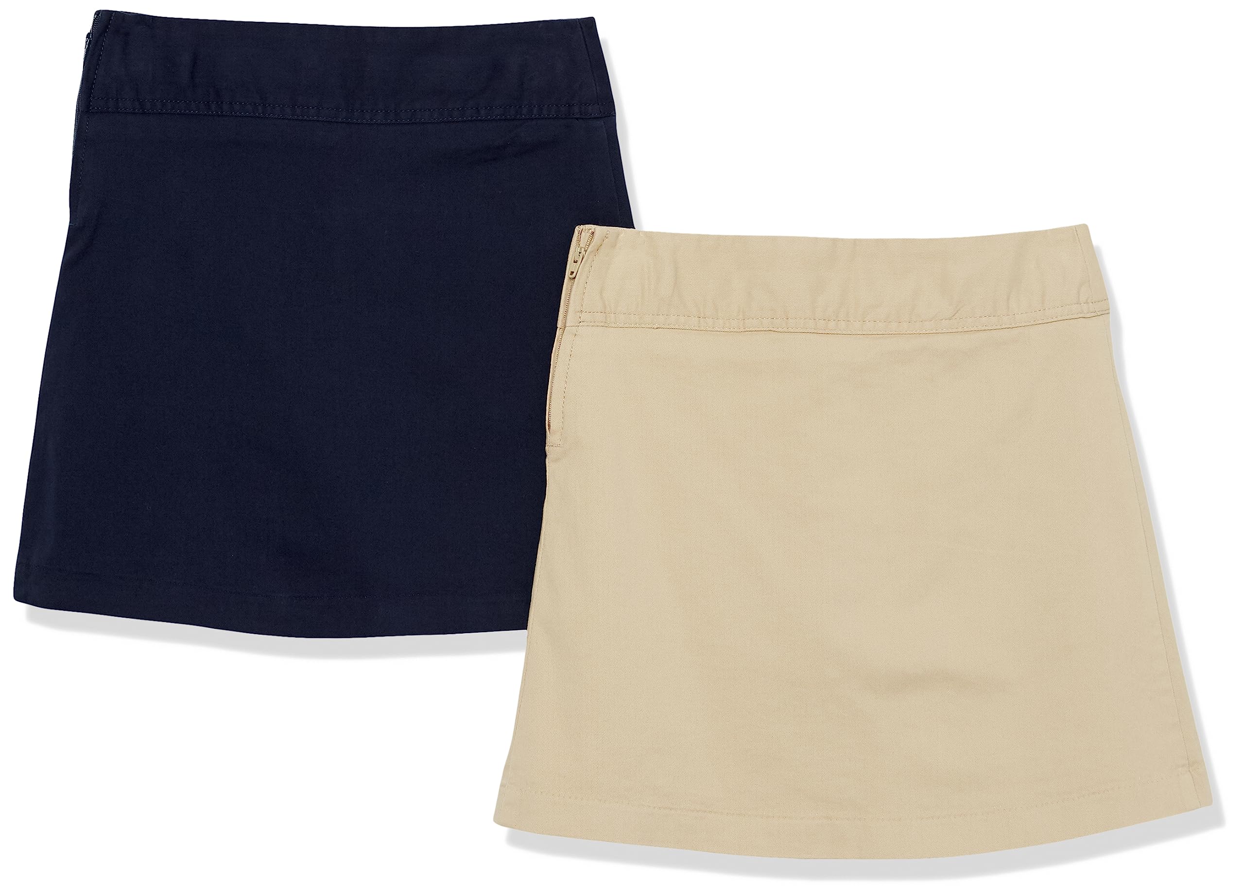 The Children's Place Girls Pleated Skirts 2 Pack - Soft Cotton School Uniform & Play Skirts for Toddler to Big Kids (Ages 4-12) | Perfect for School, Parties & Everyday Wear