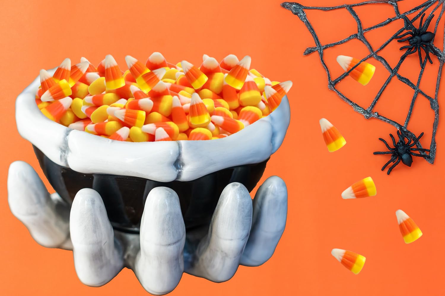 Fruidles Candy Corn - Classic Halloween Candy Bulk (2 Pounds) | Gluten-Free Dragon Teeth Candy for Trick-or-Treating, Party Favors & Holiday Snacking