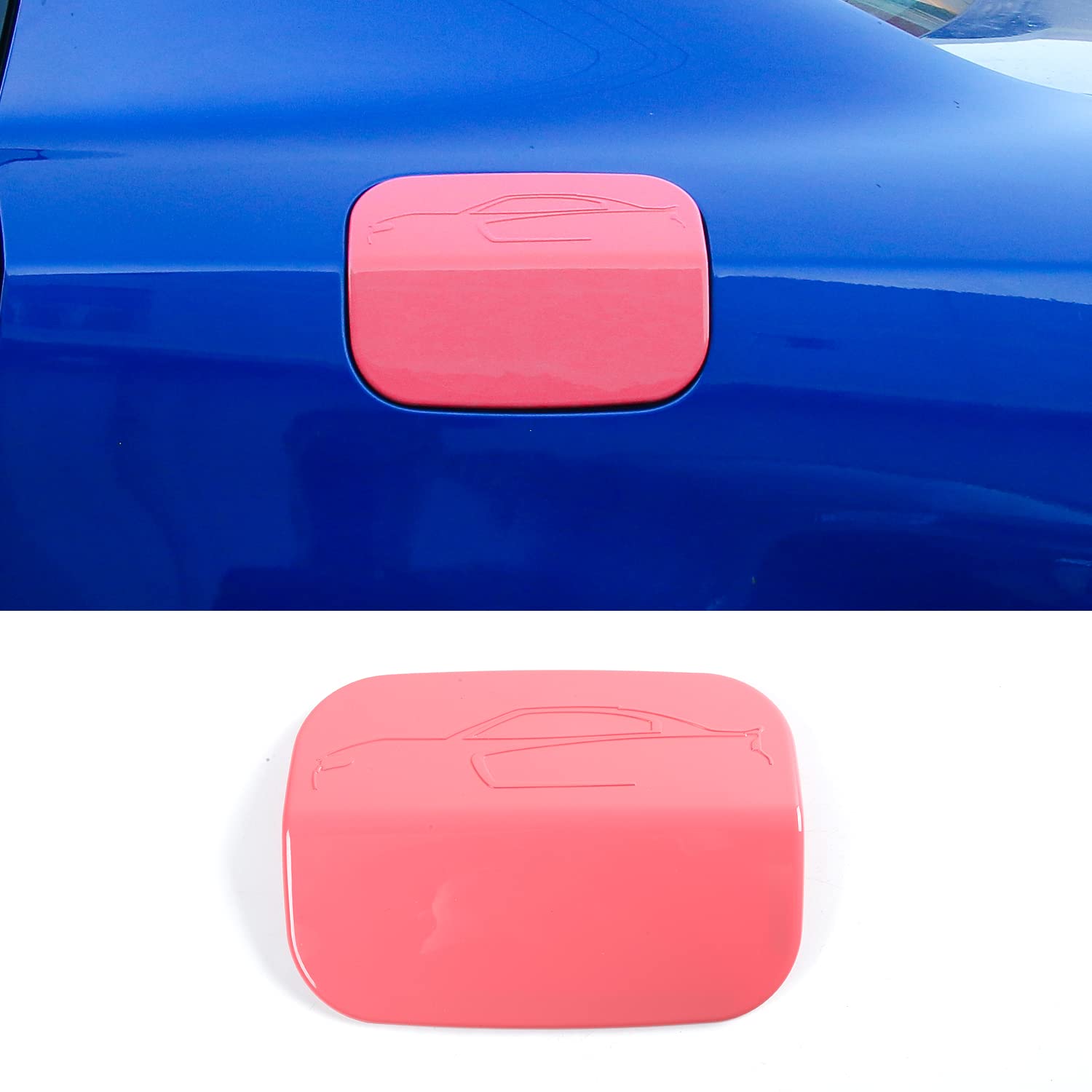 Dodge Charger Windshield Washer Tank & Engine Bay Side Panel Covers - Pink Replacement Accessories for 2015-2021 Models | Perfect for Car Maintenance & Customization