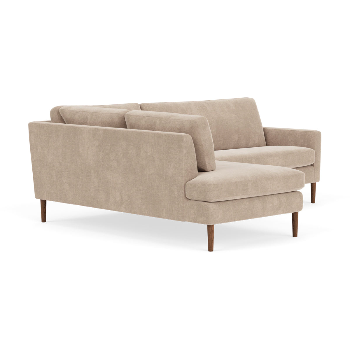 Astha Fabric Left Corner Sofa - Modern L-Shaped Sectional Couch for Living Room, Lounge & Small Spaces | Comfortable Home Furniture for Relaxing & Entertaining