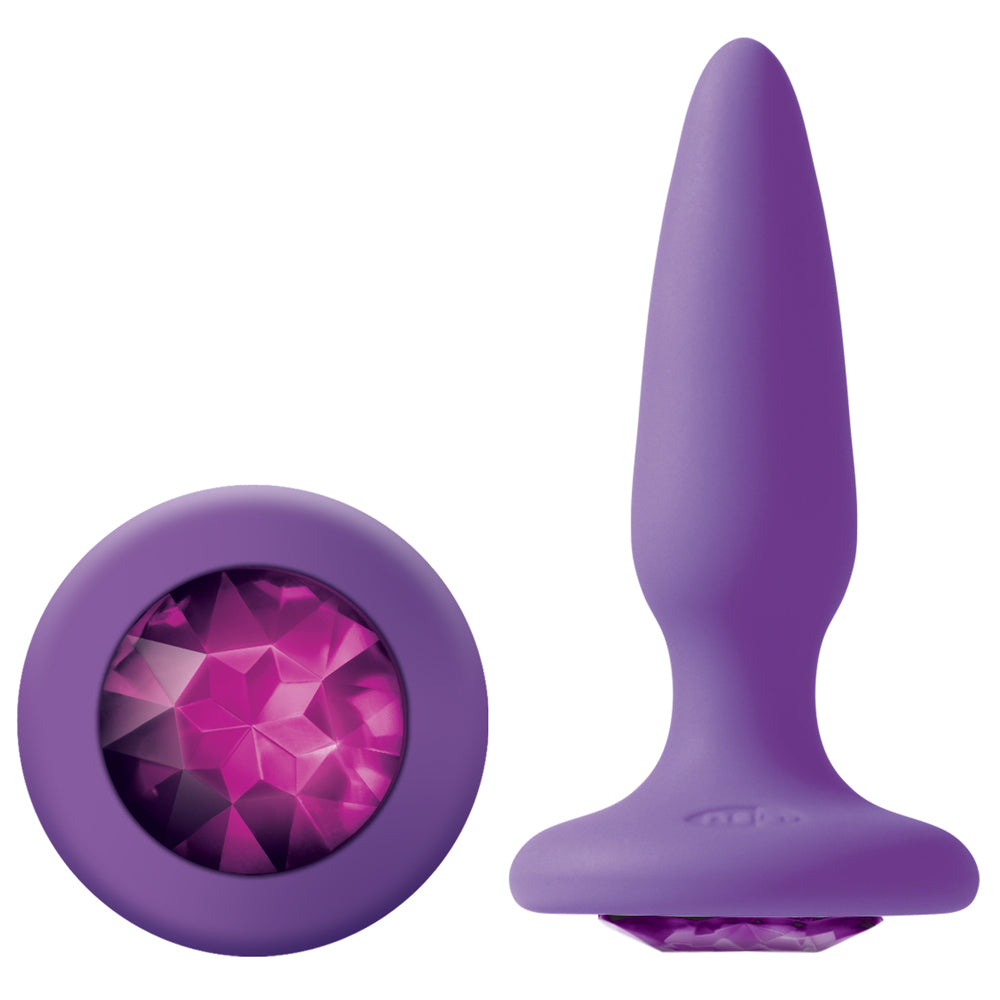 Glams Gem Butt Plug - Small Anal Plug for Women & Men - Comfortable & Discreet for Beginners - Perfect for Sensual Play, Couples & Solo Use