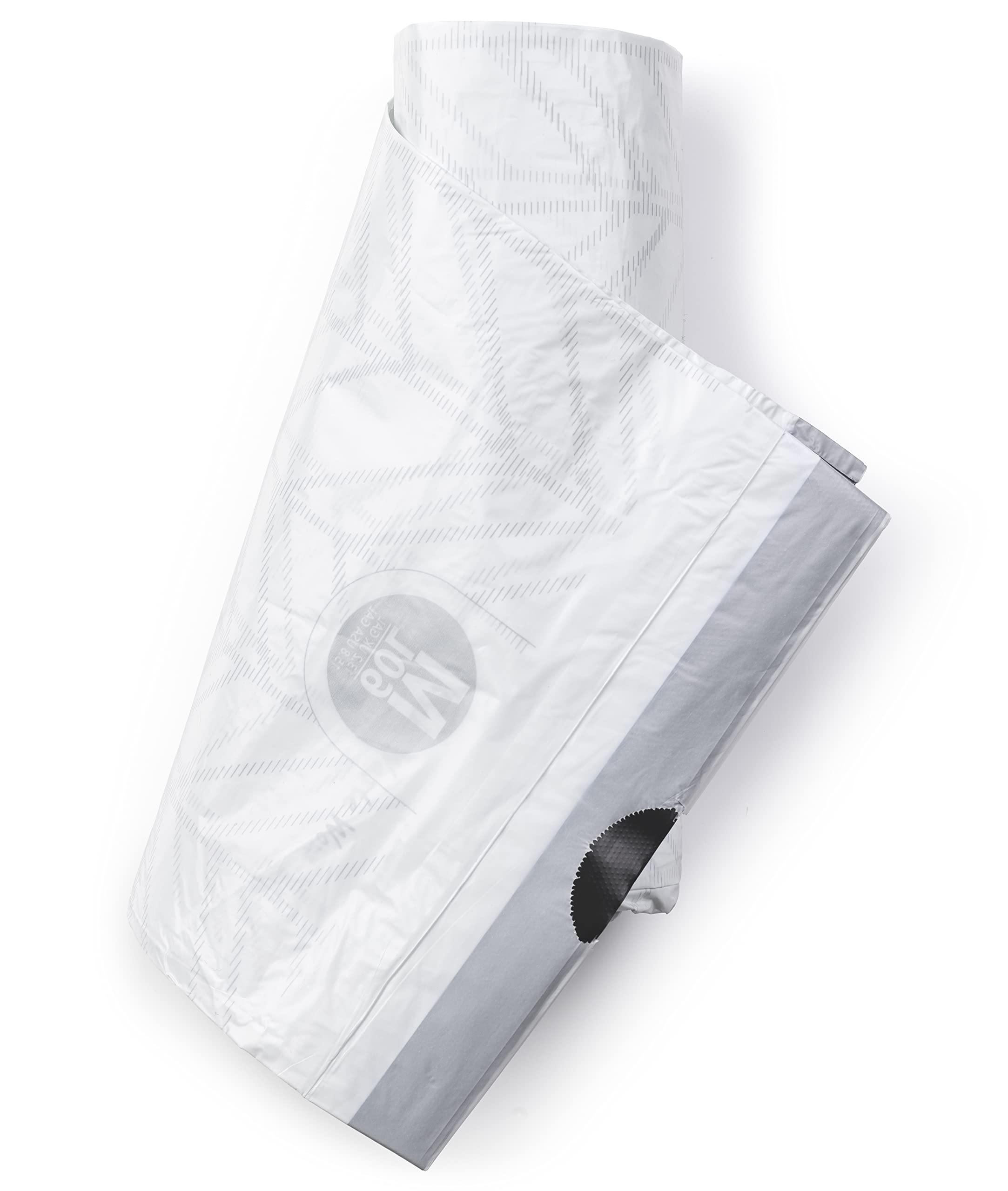 Brabantia PerfectFit Trash Bags - Medium 16 Gallon Heavy Duty Drawstring Trash Can Liners (120 Count) - Ideal for Kitchen, Bathroom & Office Waste Disposal
