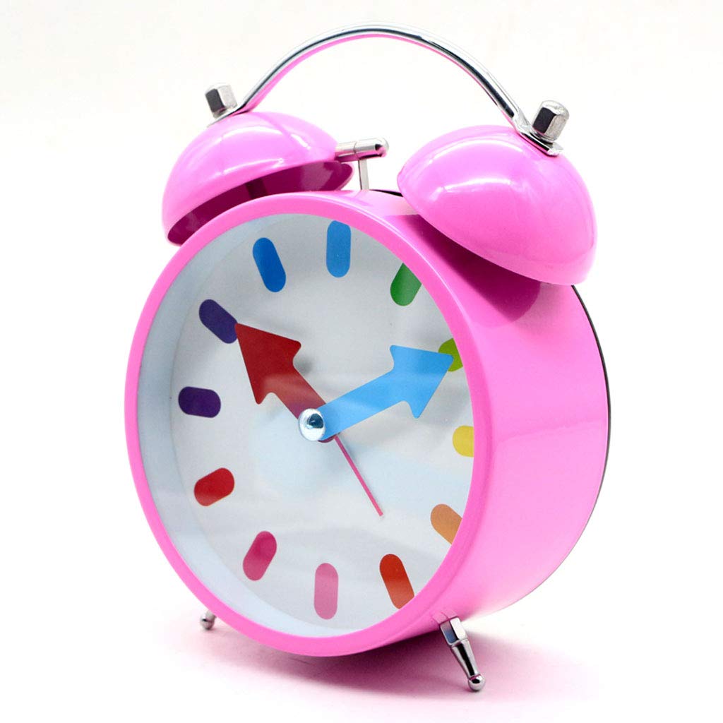 Silent Alarm Clock for Kids & Students - Small Creative European Quartz Table Clock for Bedroom, Living Room, and Office | Perfect Gift for Light Sleepers