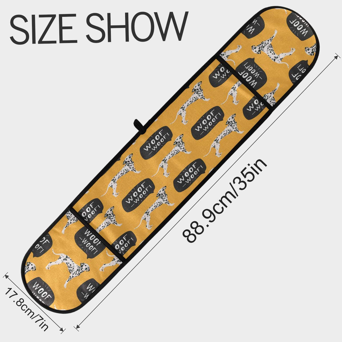 ZZXXB Heat Resistant Dalmatian Dog Print Oven Mitts - Extra Long 7
