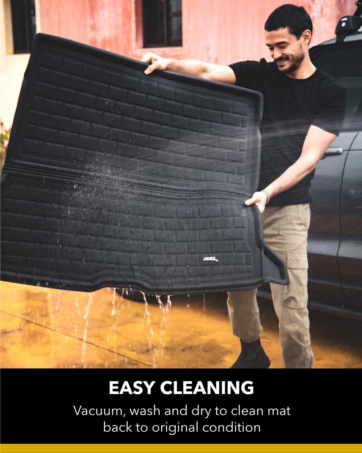 3D MAXpider Kagu Custom Fit Cargo Liner for BMW X4 (G02) 2019-2025 - Premium Black Trunk Mat, Waterproof & Anti-Slip Protection - Perfect for Road Trips, Groceries & Pet Transport
