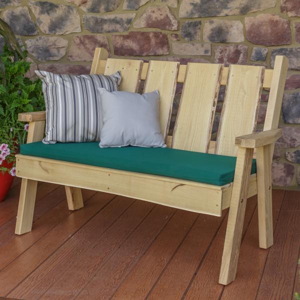 Timberland Premium Teak Wood Garden Bench - Outdoor Patio Furniture for Backyard, Deck, or Porch - Weather-Resistant & Durable Seating Solution