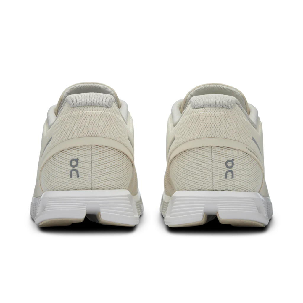 ON Men's Cloud 5 Running Shoes - Lightweight & Cushioned Sneakers for Men in Cream/Sand | Perfect for Jogging, Gym Workouts & Daily Wear