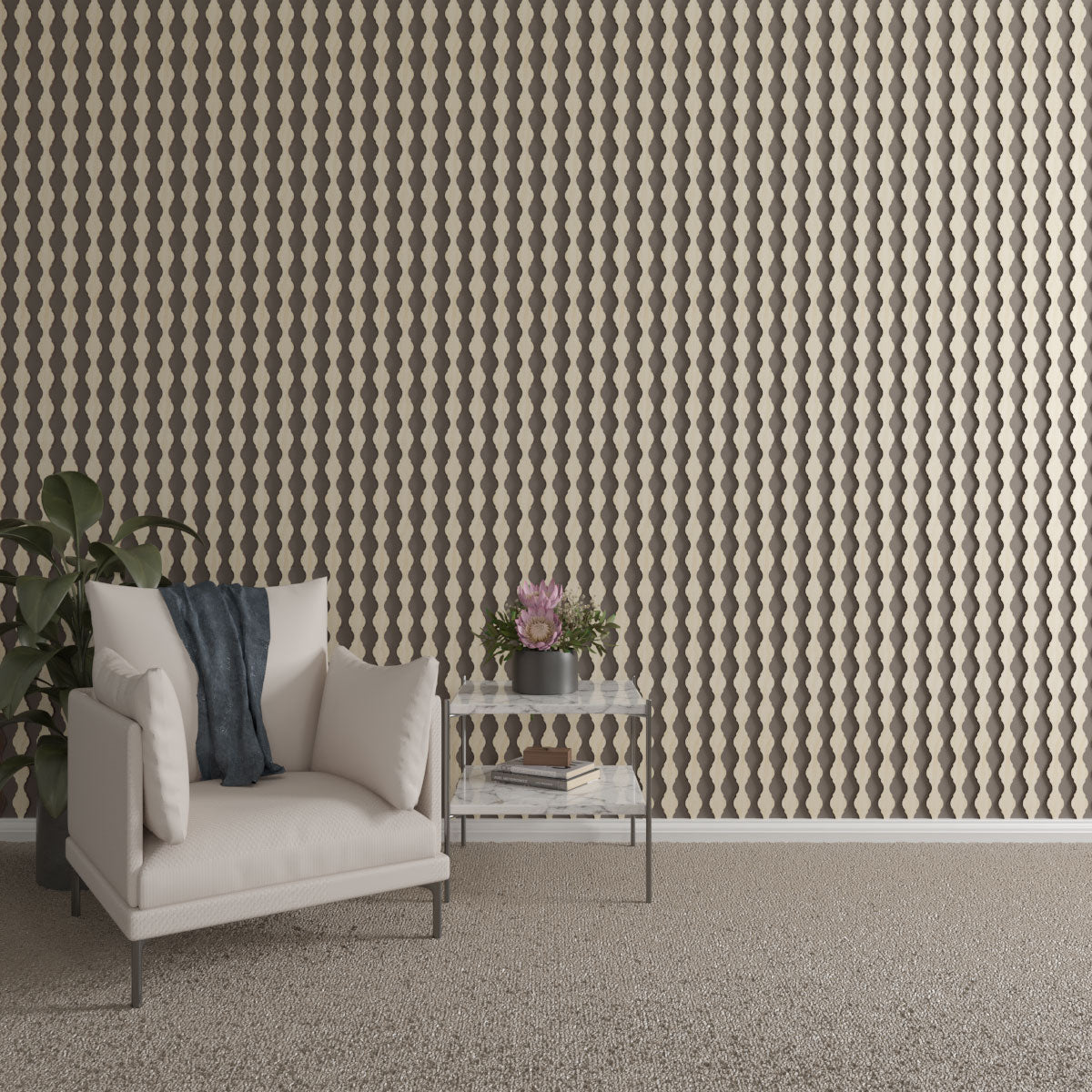 Casablanca Adjustable Wood Slat Wall Kit - DIY Modern Acoustic Panel for Home & Office Decor - Perfect for Living Room, Bedroom, or Workspace Soundproofing