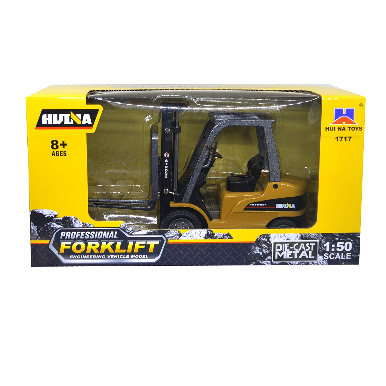 **Ailejia Alloy Forklift Truck Toy - Realistic Warehouse Construction Vehicle Model for Boys, Kids Gift - Perfect for Playtime, Collecting & Construction Role Play**