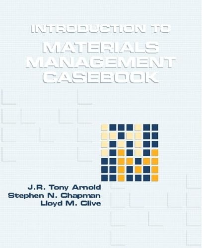 Materials Management Casebook - Comprehensive Guide for Supply Chain & Logistics Professionals | Ideal for Classroom Teaching & Industry Training