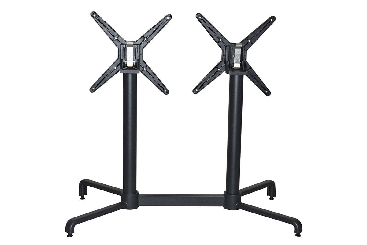 EZ Hospitality Nara Folding Twin Table Base - Rectangle 1000L x 600W - Heavy Duty Portable Table Legs for Banquet, Wedding, Event & Office Use
