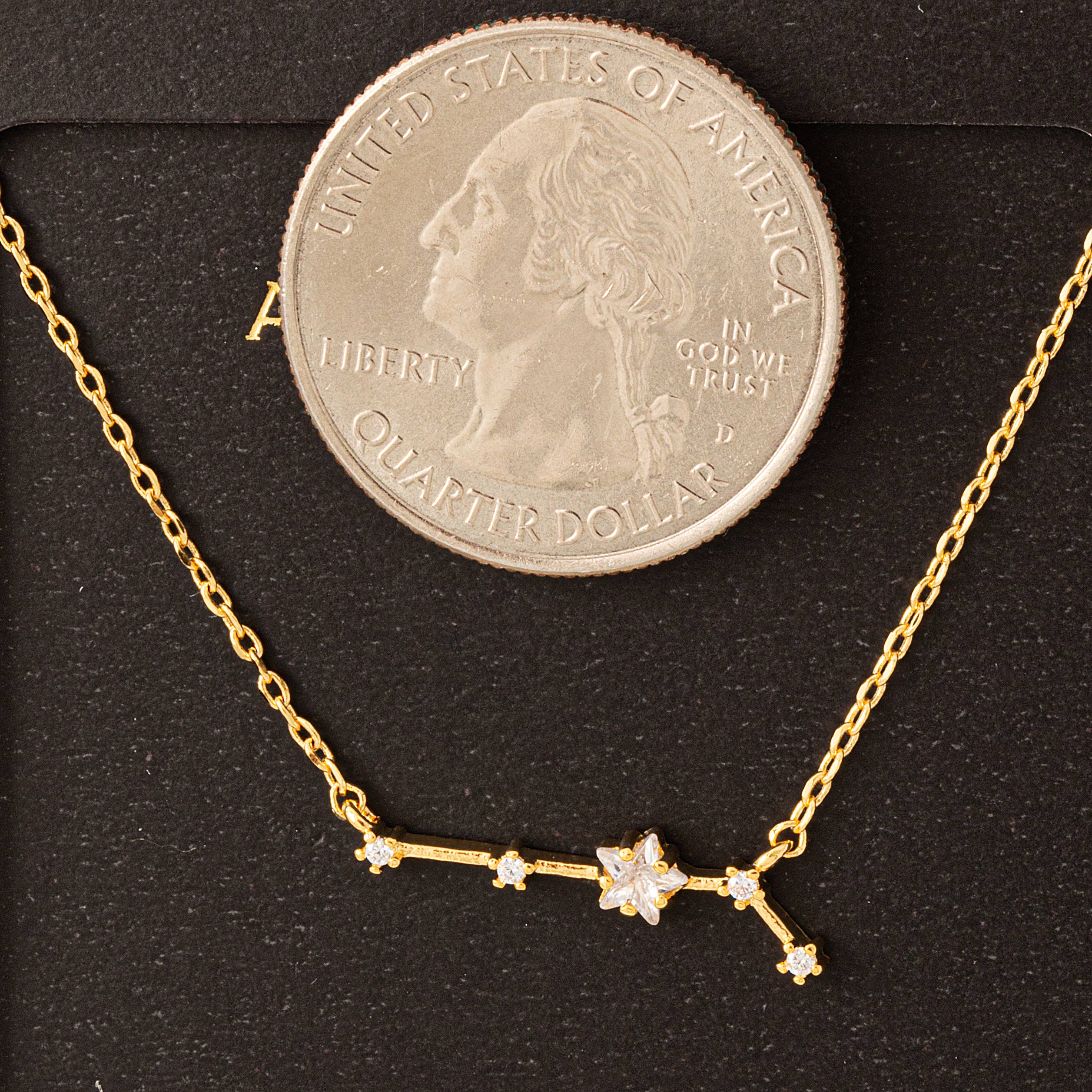 Aries Constellation Necklace - Zodiac Star Sign Jewelry for Women, Sterling Silver Horoscope Pendant Gift for Birthday, Anniversary & Spiritual Healing
