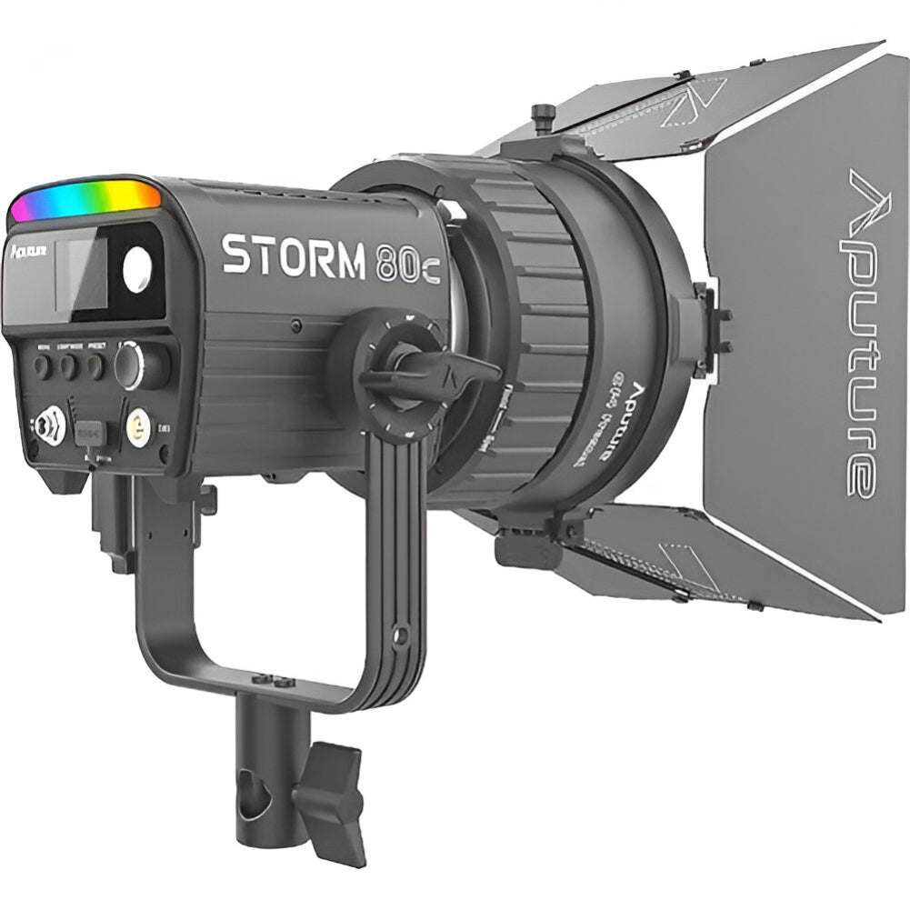 Aputure STORM 80c 3-Light RGB LED Kit - Professional Video Lighting for YouTube, Photography & Film Production | Perfect for Studio, Live Streaming & Content Creation