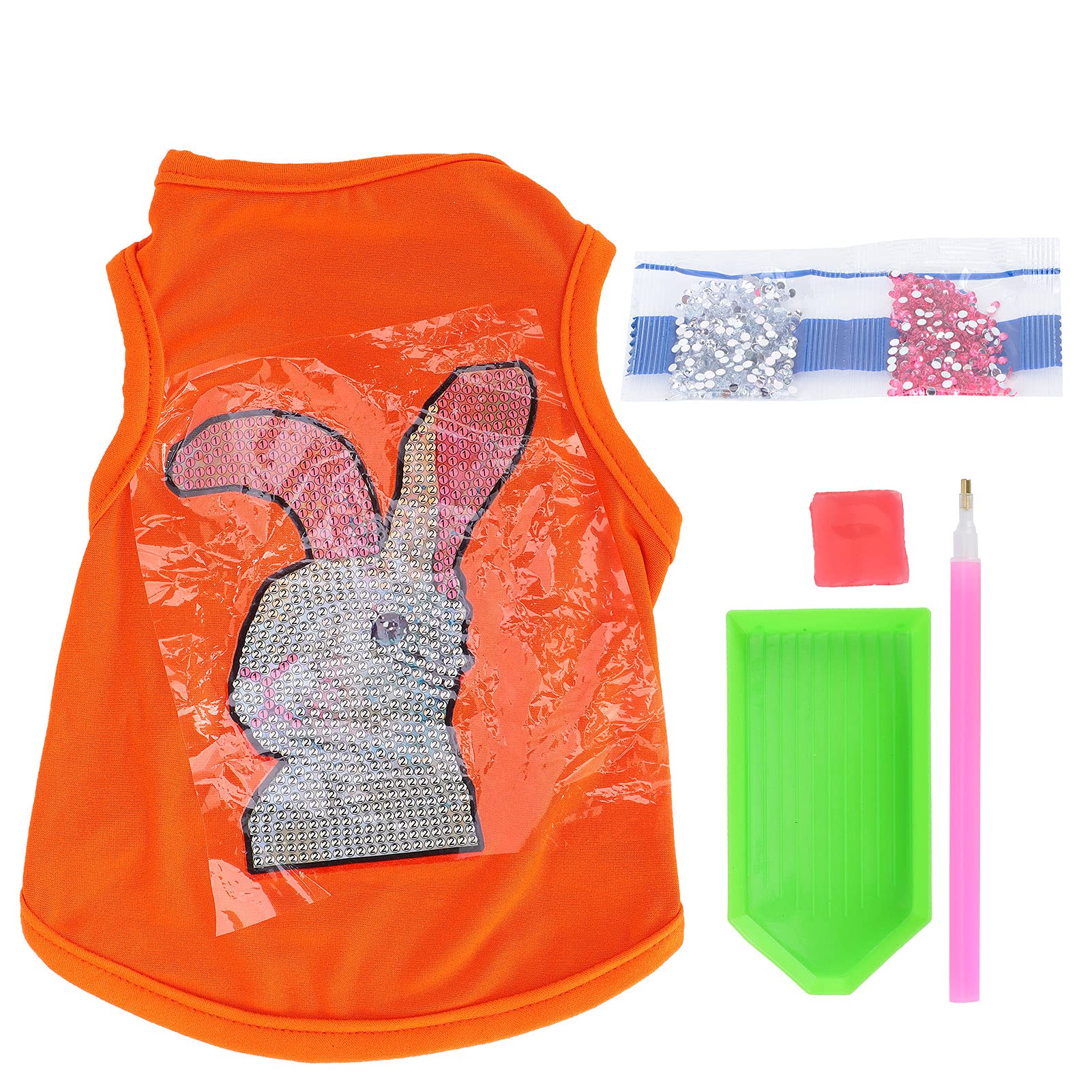 Dog Sweater - Soft Resin & Cotton Pullover Pet Clothes for Small Dogs - Comfortable Art Painting Tools & Supplies Accessories (Orange, Size S) - Perfect for Winter Walks & Indoor Art Projects