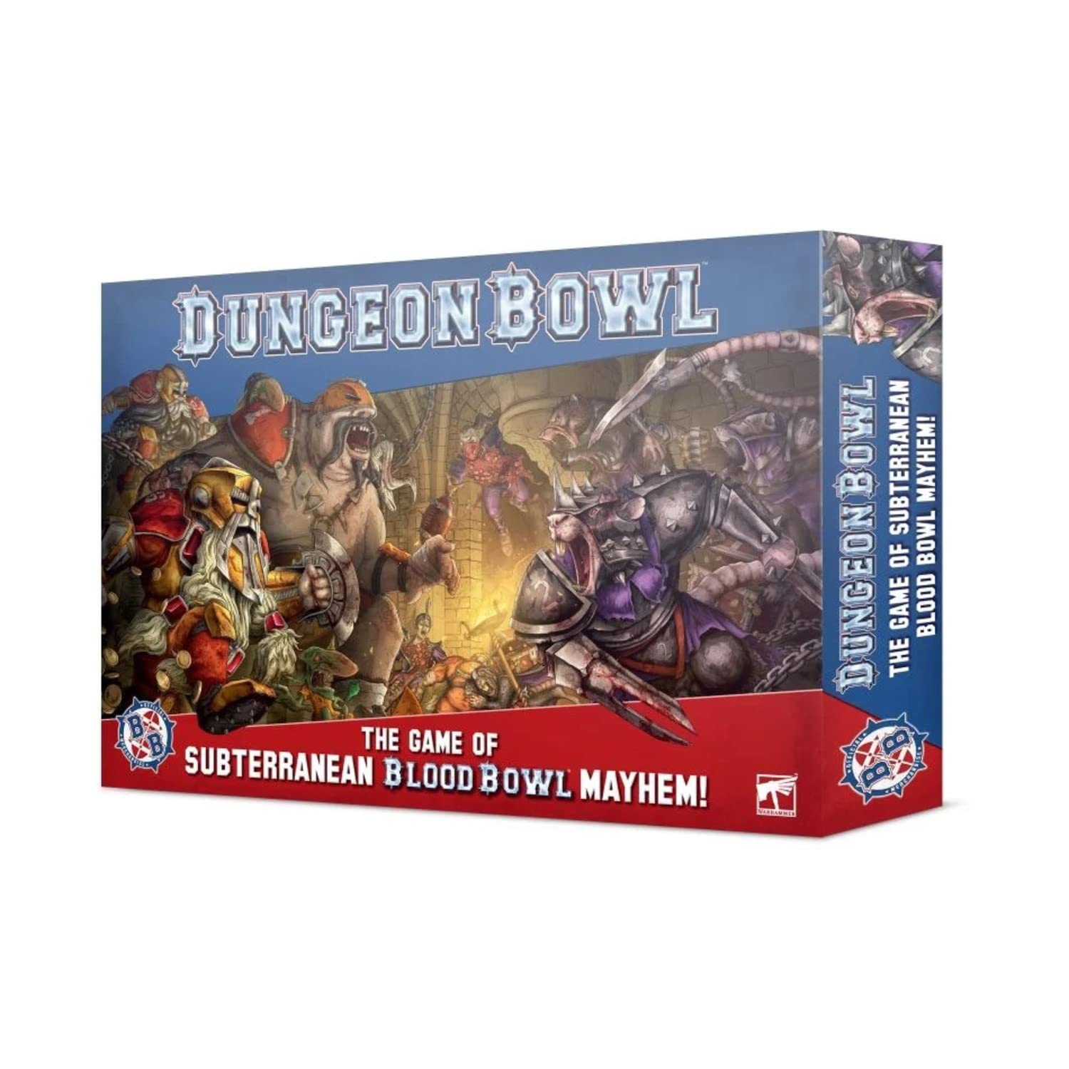 Games Workshop Dungeon Bowl - Fantasy Football Board Game for 2 Players | Subterranean Blood Bowl Strategy Game | Perfect for Game Nights & Fantasy Sports Fans