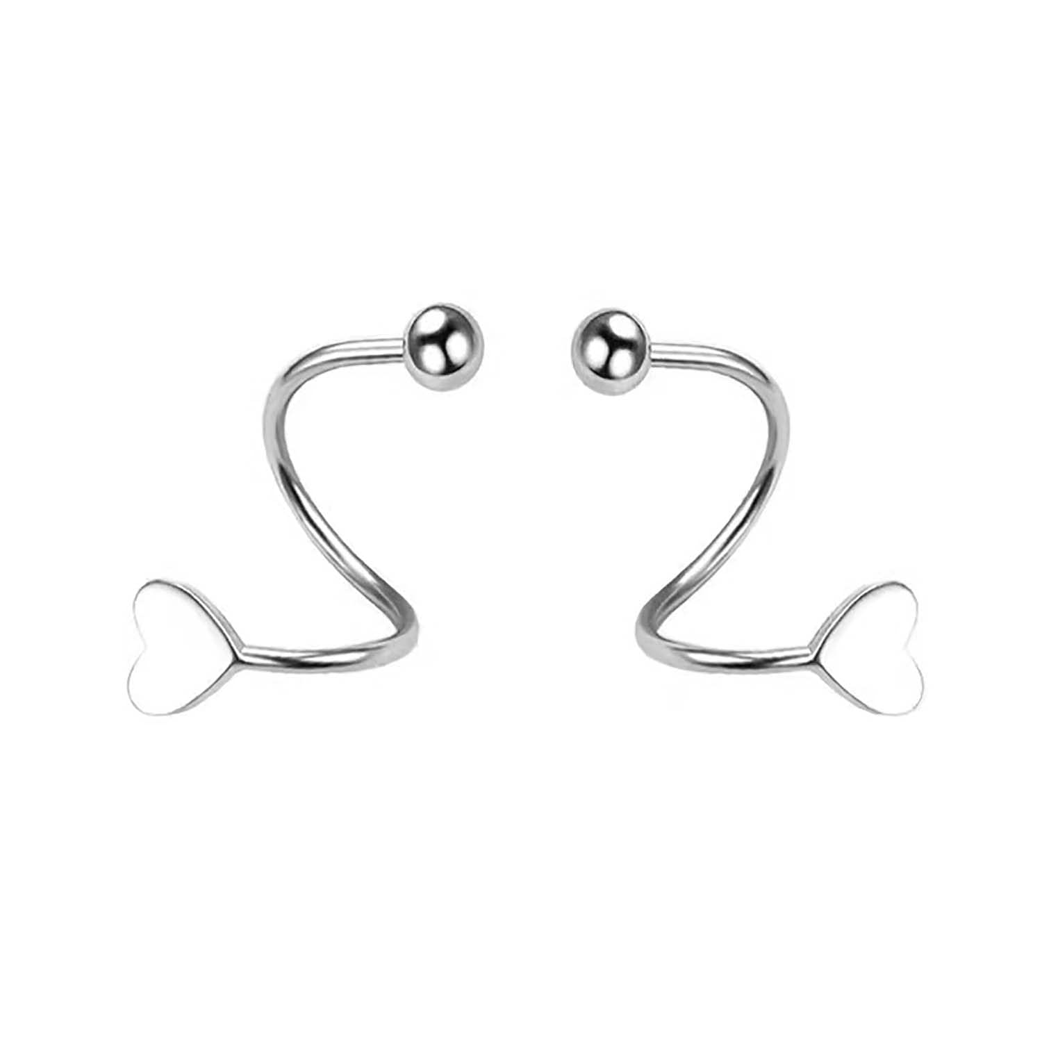 Simple & Stylish Women's Stud Earrings - Elegant Love Design for Everyday Wear | Perfect for Work, Date Night & Casual Outfits