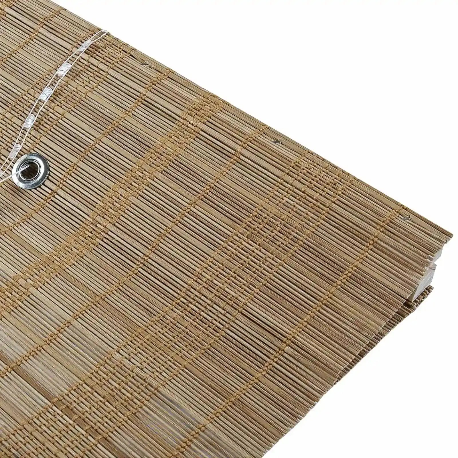 Rae Natural Pure Bamboo Woven Shades Series Z - Eco-Friendly Window Blinds for Home & Office Privacy and Sun Protection