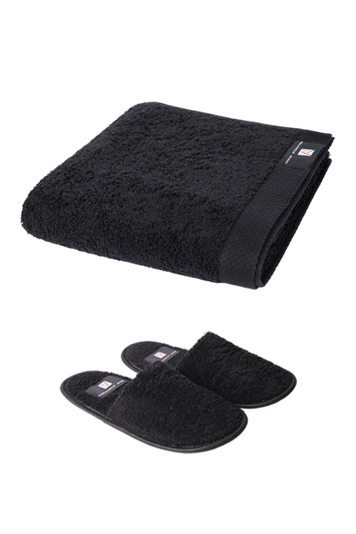 Premium Luxury Loungewear Set - Soft Egyptian Cotton Terry Robe, Slippers & Hand Towel | European Crafted Spa & Home Relaxation Essentials