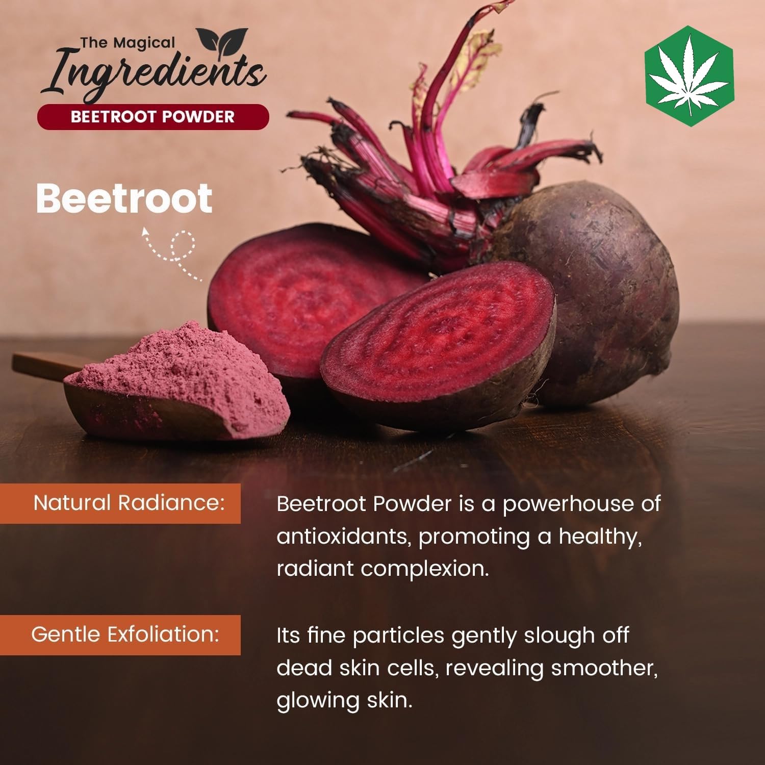 HerbsLand® 100% Natural Beetroot Powder & Red Lentil (Masoor Dal) Face Pack - Organic Superfood for Glowing Skin & Anti-Aging Care (100g Each) | DIY Facial Mask for Dry, Oily & Acne-Prone Skin