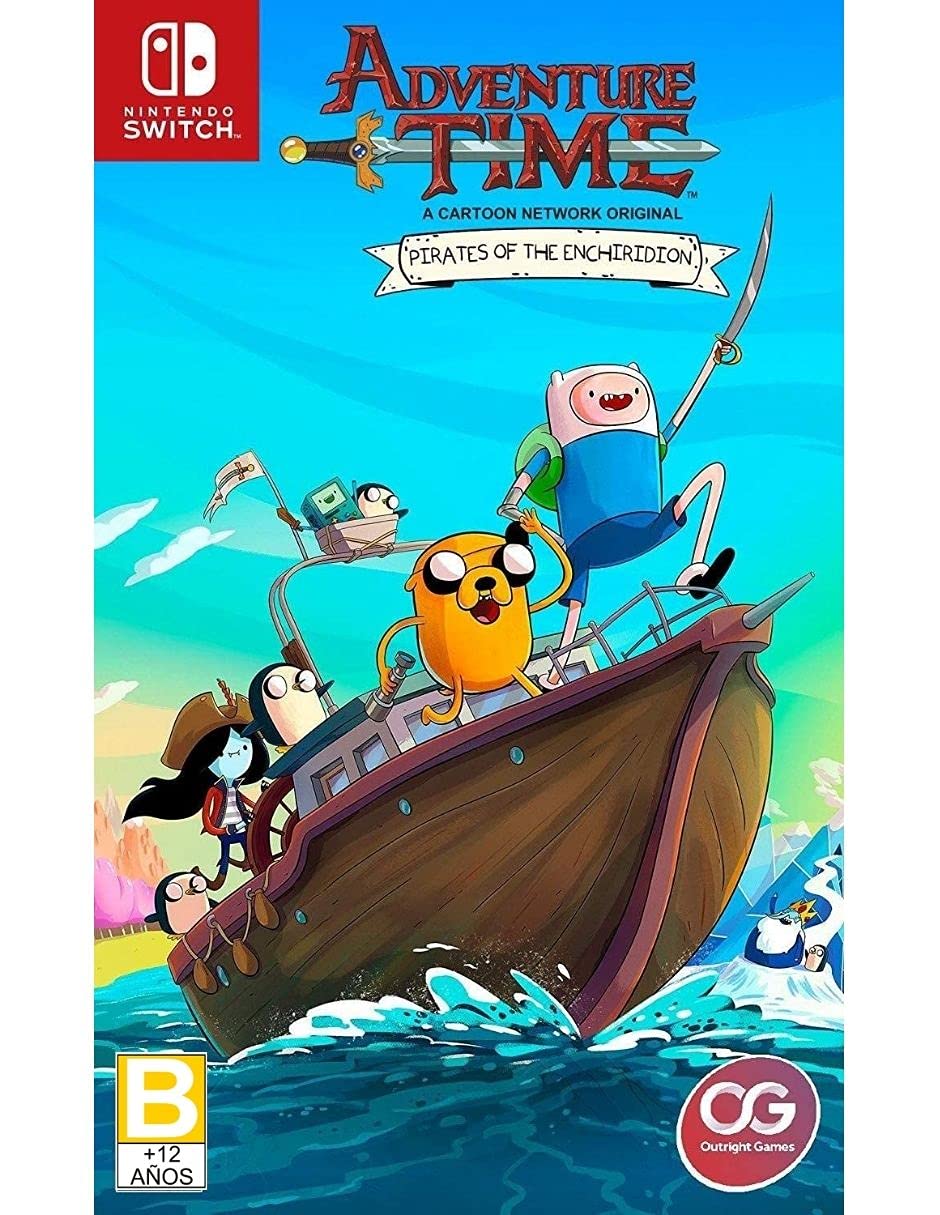 Adventure Time: Pirates of the Enchiridion - Nintendo Switch Game | Action-Adventure RPG for Kids & Adults | Perfect for Family Game Night & Travel Entertainment