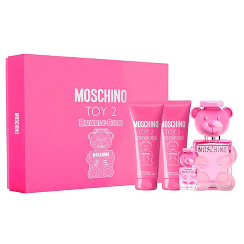 Moschino Bubble Gum Toy 2 Perfume Gift Set for Women - 4 Piece Fragrance Collection, Perfect for Birthdays, Anniversaries & Special Occasions
