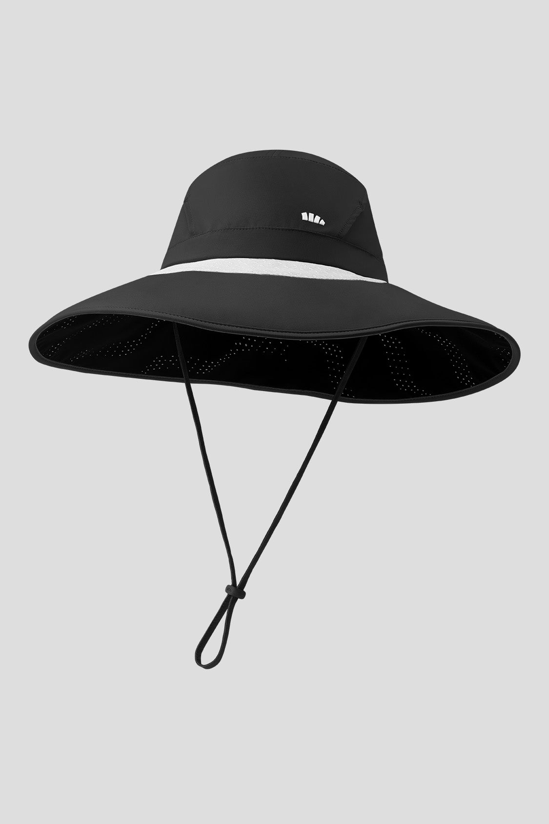 Halo Women's Hydrogen Silver Black UPF 2000+ Sun Hat - Wide Brim UV Protection for Beach, Hiking & Outdoor Activities
