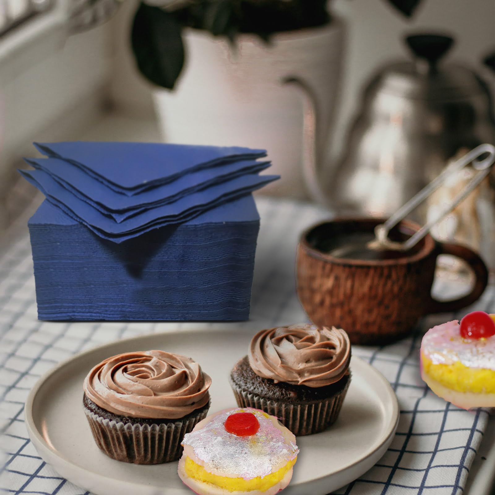 Premium 2-Ply Disposable Beverage Napkins - 9.8