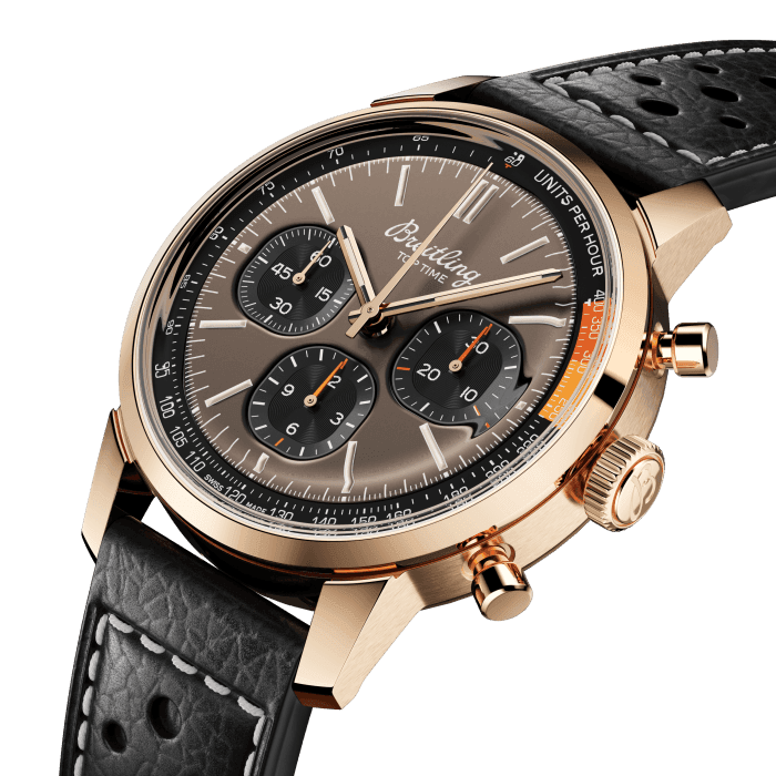 Breitling Top Time B01 Chronograph 41mm 18k Red Gold Men's Luxury Watch - Perfect for Business, Formal Events & Collectors