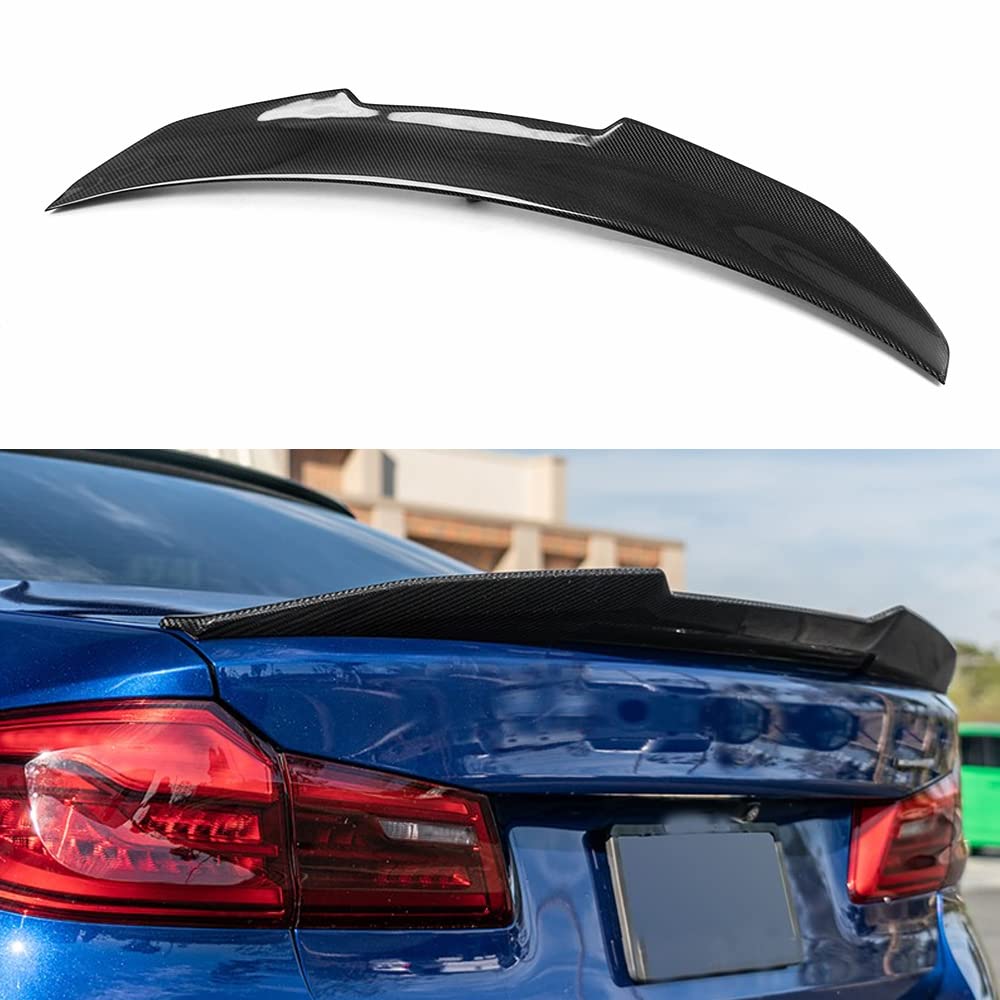 Carbon Fiber Rear Trunk Spoiler Wing for BMW G30 520i 530i 540i M Sport (2017-2023) - High Performance Style Upgrade for Sedans - Perfect for Racing & Car Shows