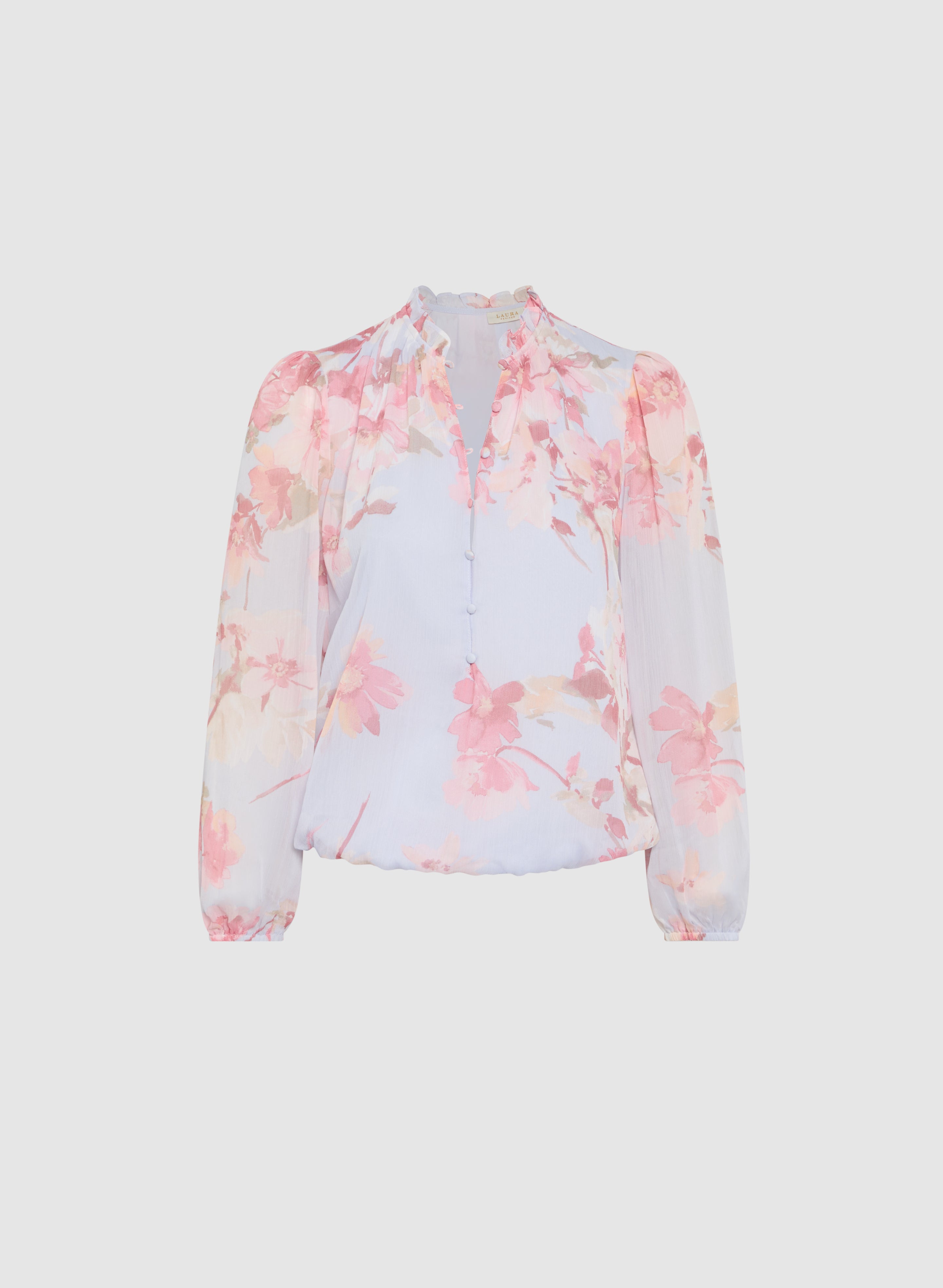 Floral Print Blouse for Women - Elegant Flowy Summer Tops - Boho Chic Casual Shirt - Perfect for Office, Date Night & Vacation Outfits