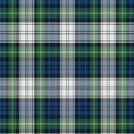 Gordon Dress Ancient Tartan Plaid - Vintage Scottish Style Women's Dress for Celtic Festivals & Holiday Parties