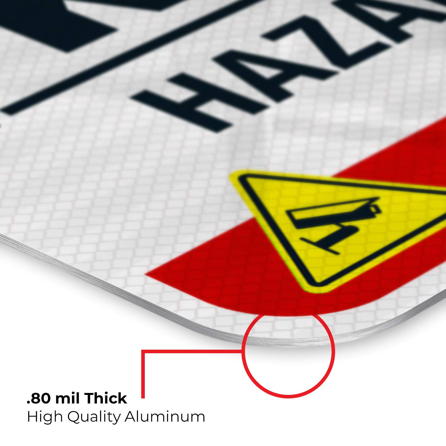 OSHA Danger Sign - Keep Out Hazardous Chemicals Warning Sign | 18x24 Inches Reflective Aluminum | 3M EGP .080 Thick | Fade Resistant for Indoor & Outdoor Use | Made in USA | Ideal for Chemical Storage Areas, Laboratories & Industrial Facilities